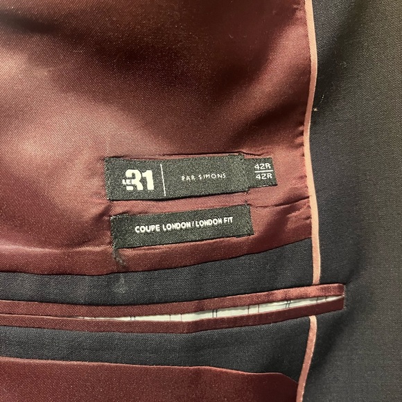 Simons London Fit Suit Navy - Picture 3 of 6